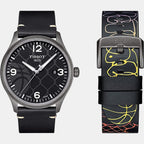 Tissot Men Round Black watch