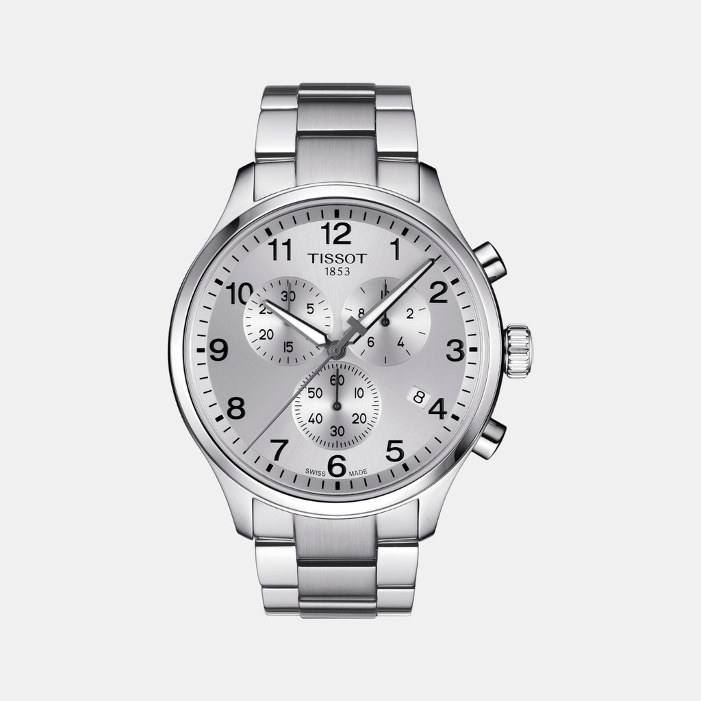 Tissot Round Silver Analog watch
