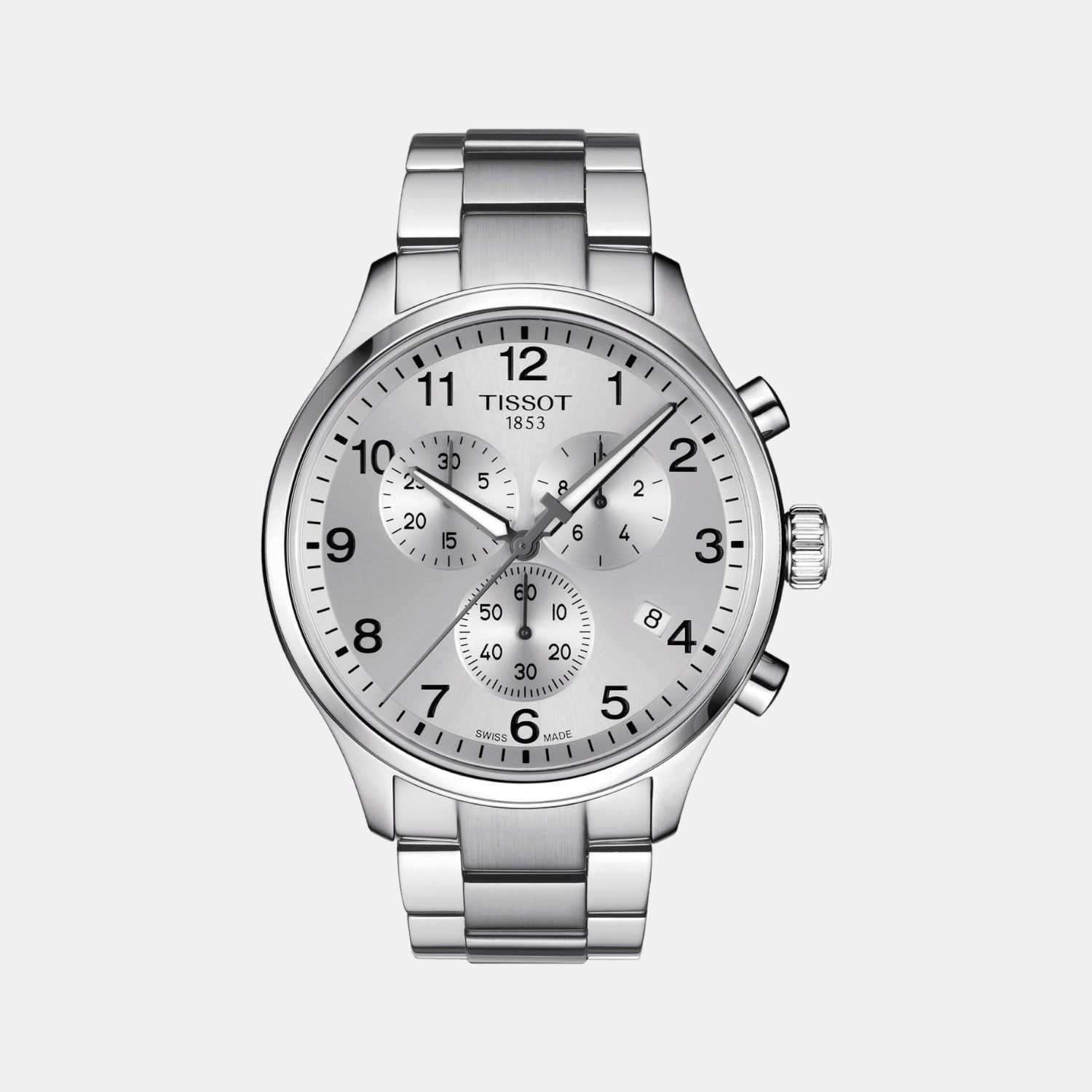 Tissot Round Silver Analog watch