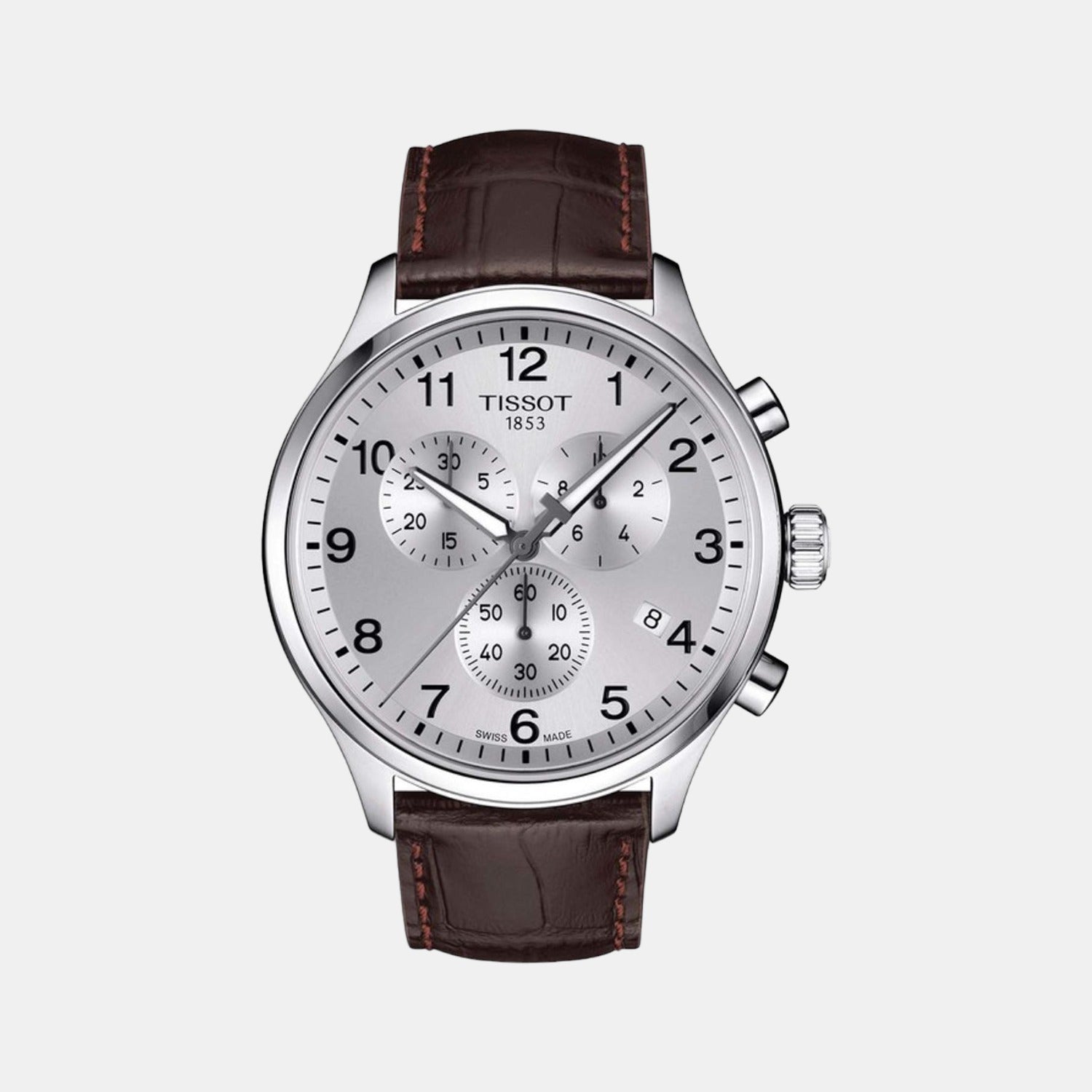 Tissot Round White Chronograph watch