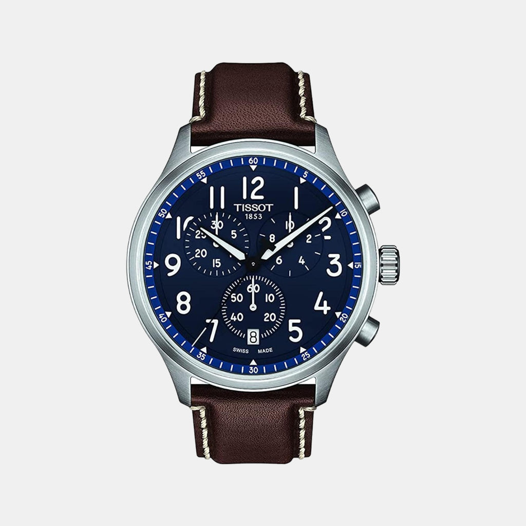 Tissot Round Blue Chronograph watch