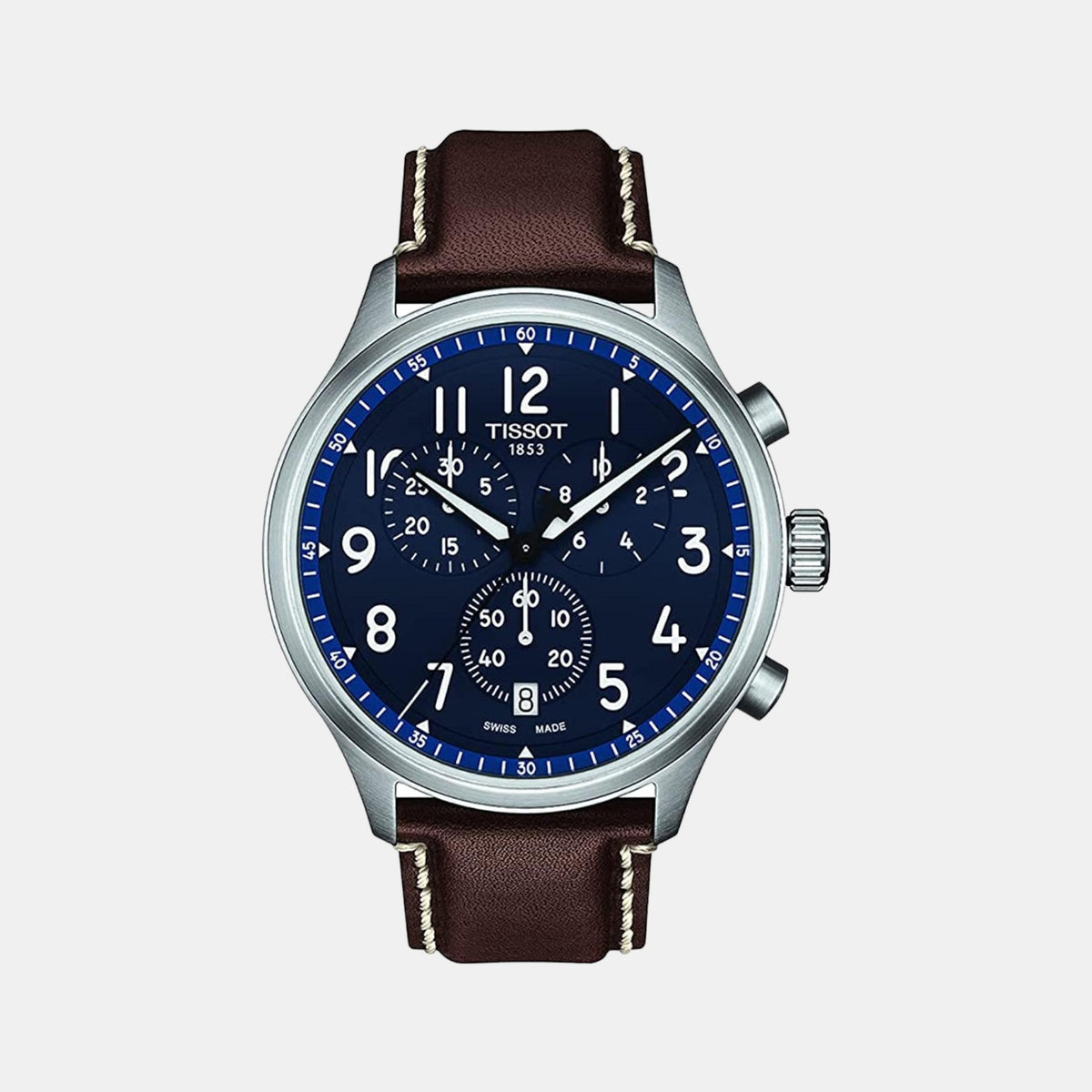 Tissot Round Blue Chronograph watch