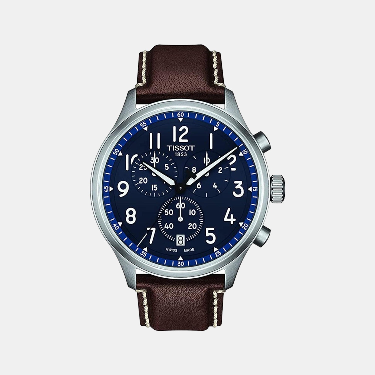 Tissot Round Blue Chronograph watch