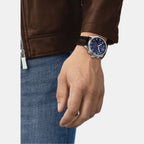 Tissot Leather Blue watch