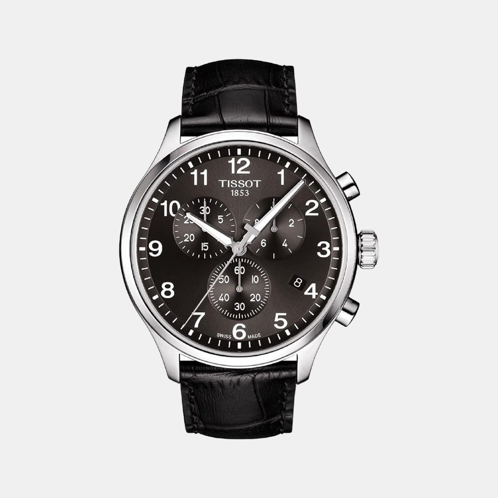 Tissot Round Black Chronograph watch