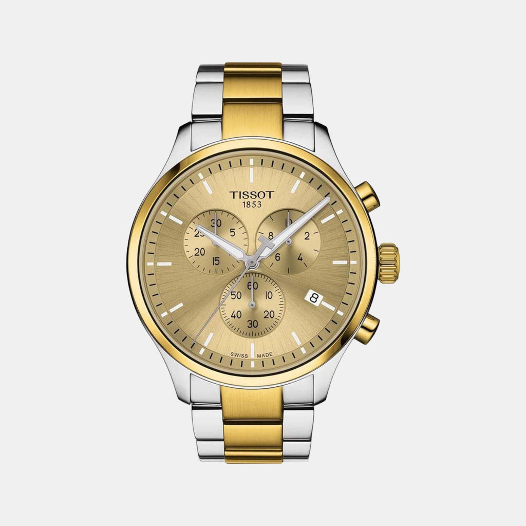 Tissot Round Gold Chronograph watch