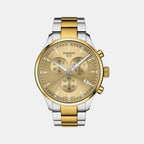 Tissot Round Gold Chronograph watch