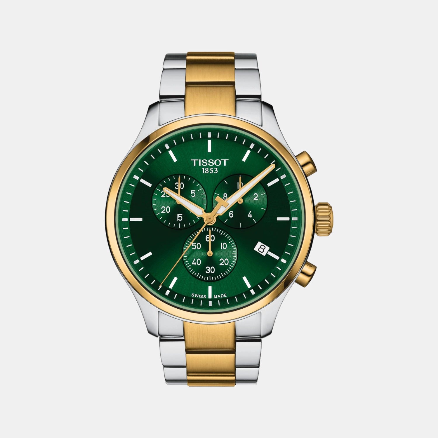 Tissot Round Green Chronograph watch