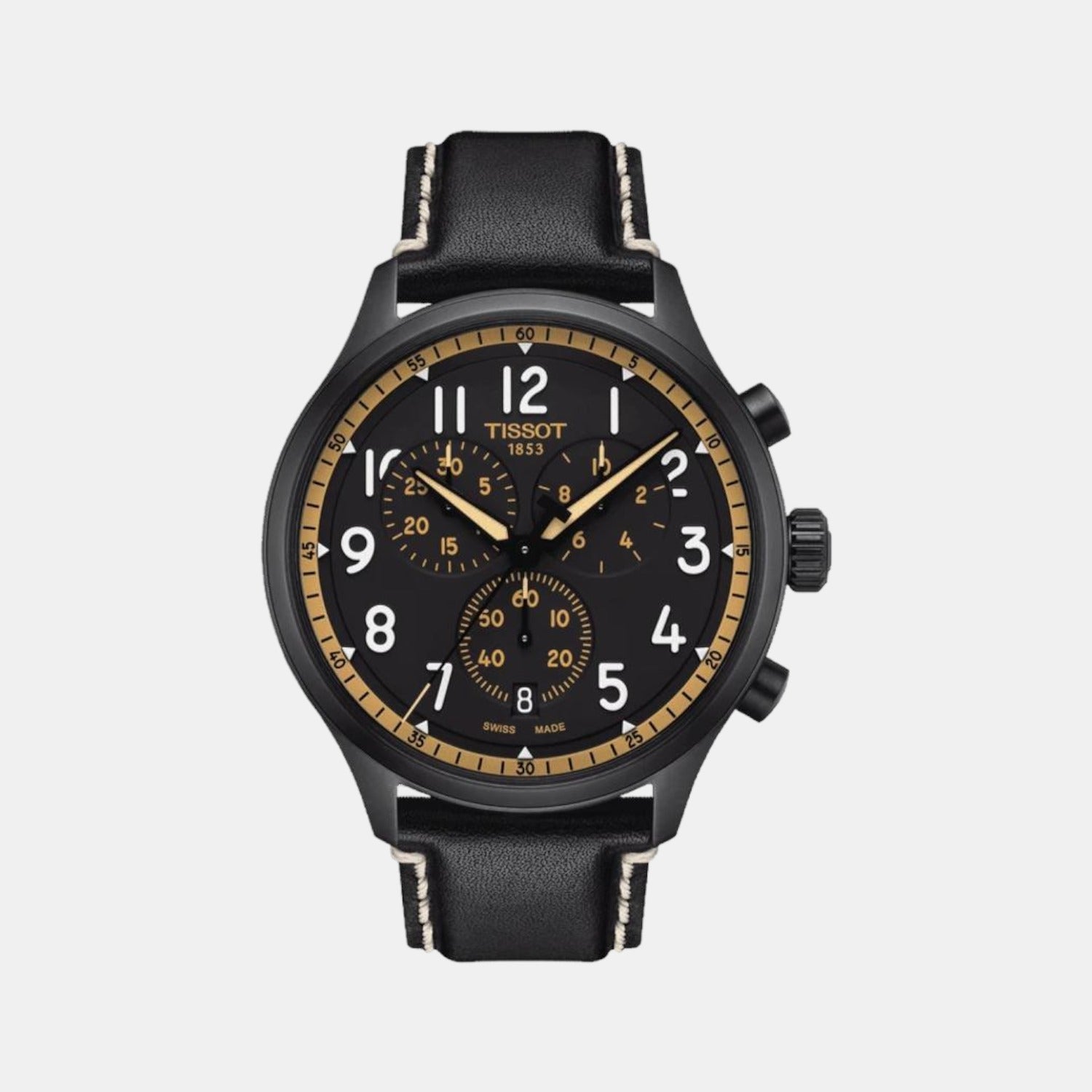 Tissot Round Black Analog watch