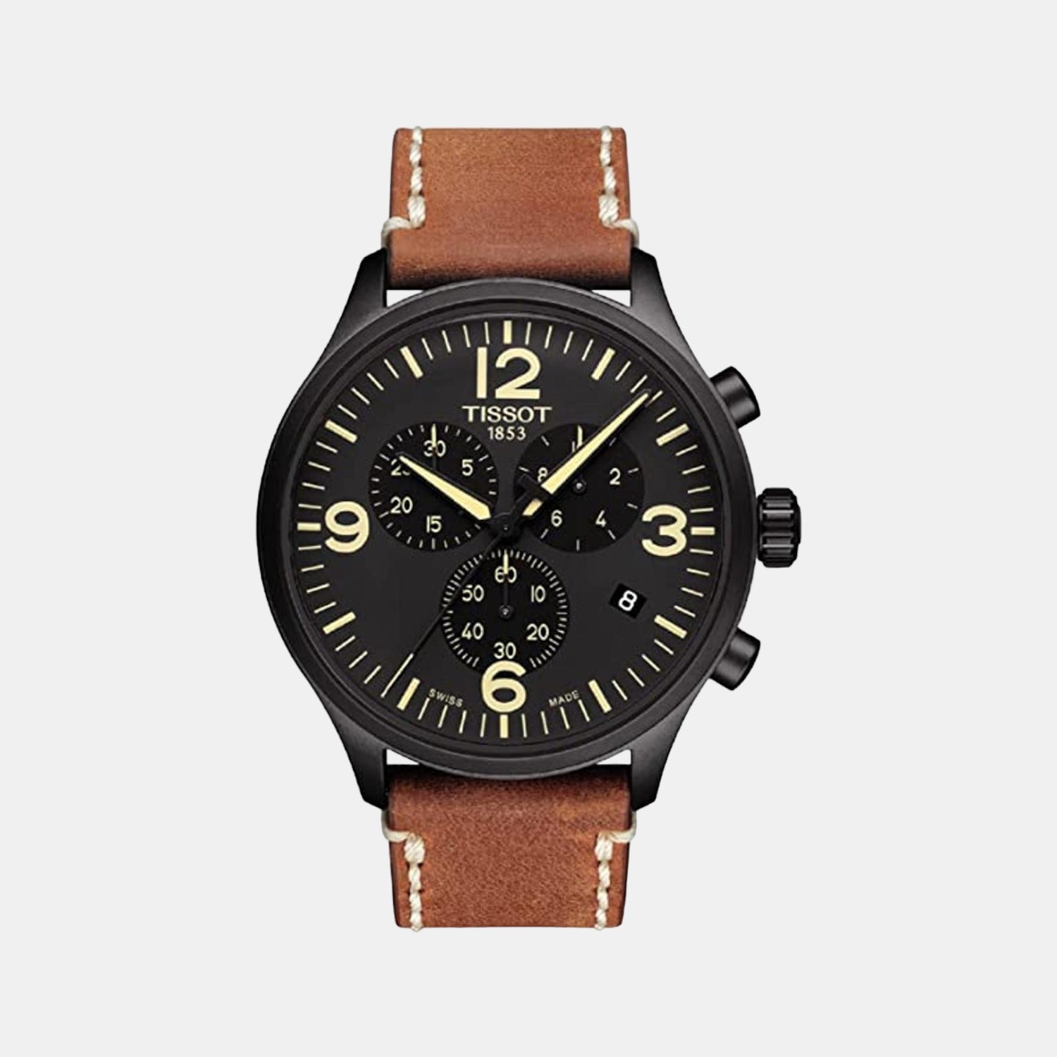 Tissot Round Black Analog watch