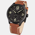 Tissot Men Round Black watch