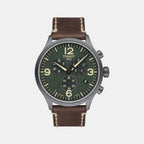 Tissot Round Green Chronograph watch