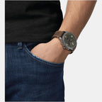 Tissot Men Round Green watch