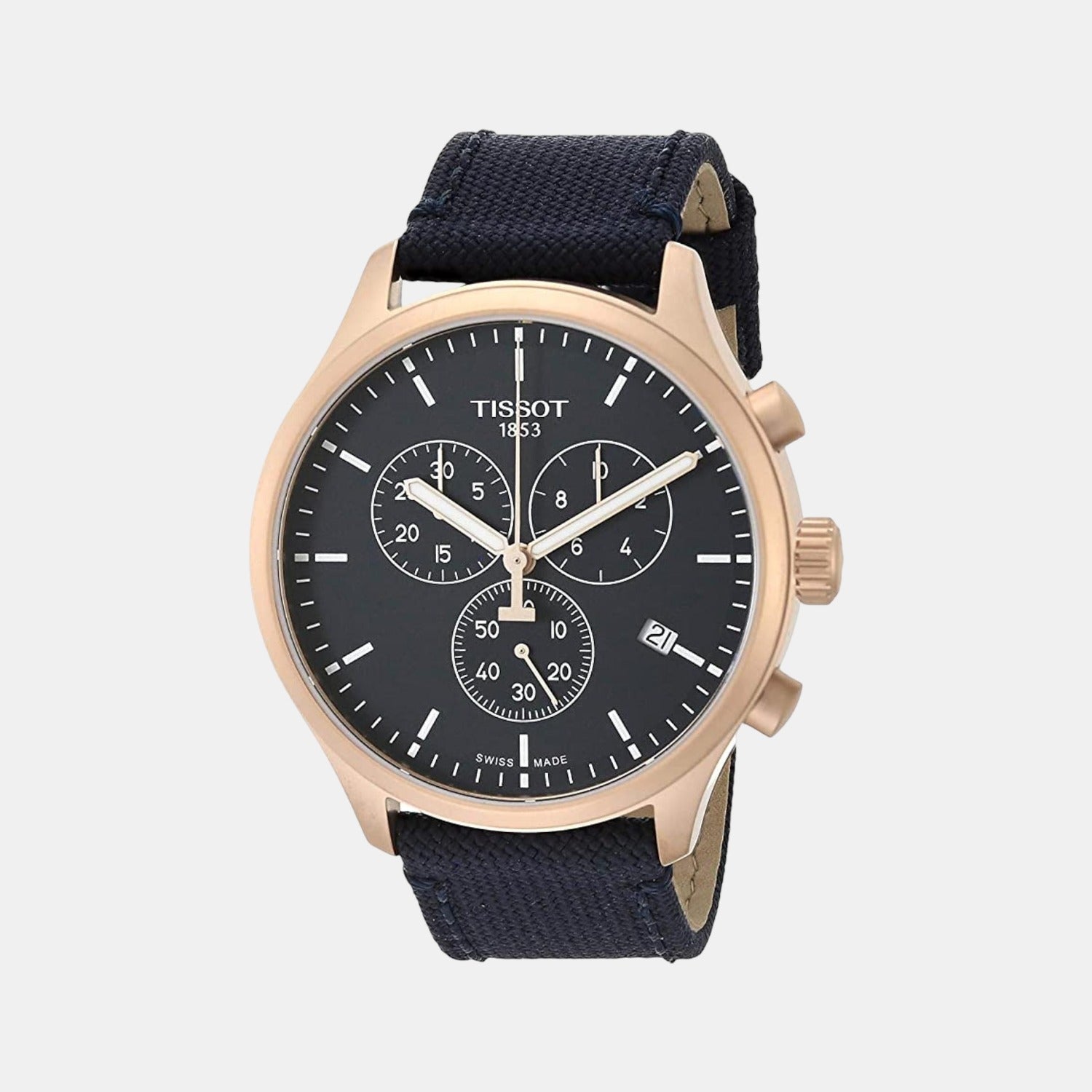 Tissot chrono xl black on sale dial