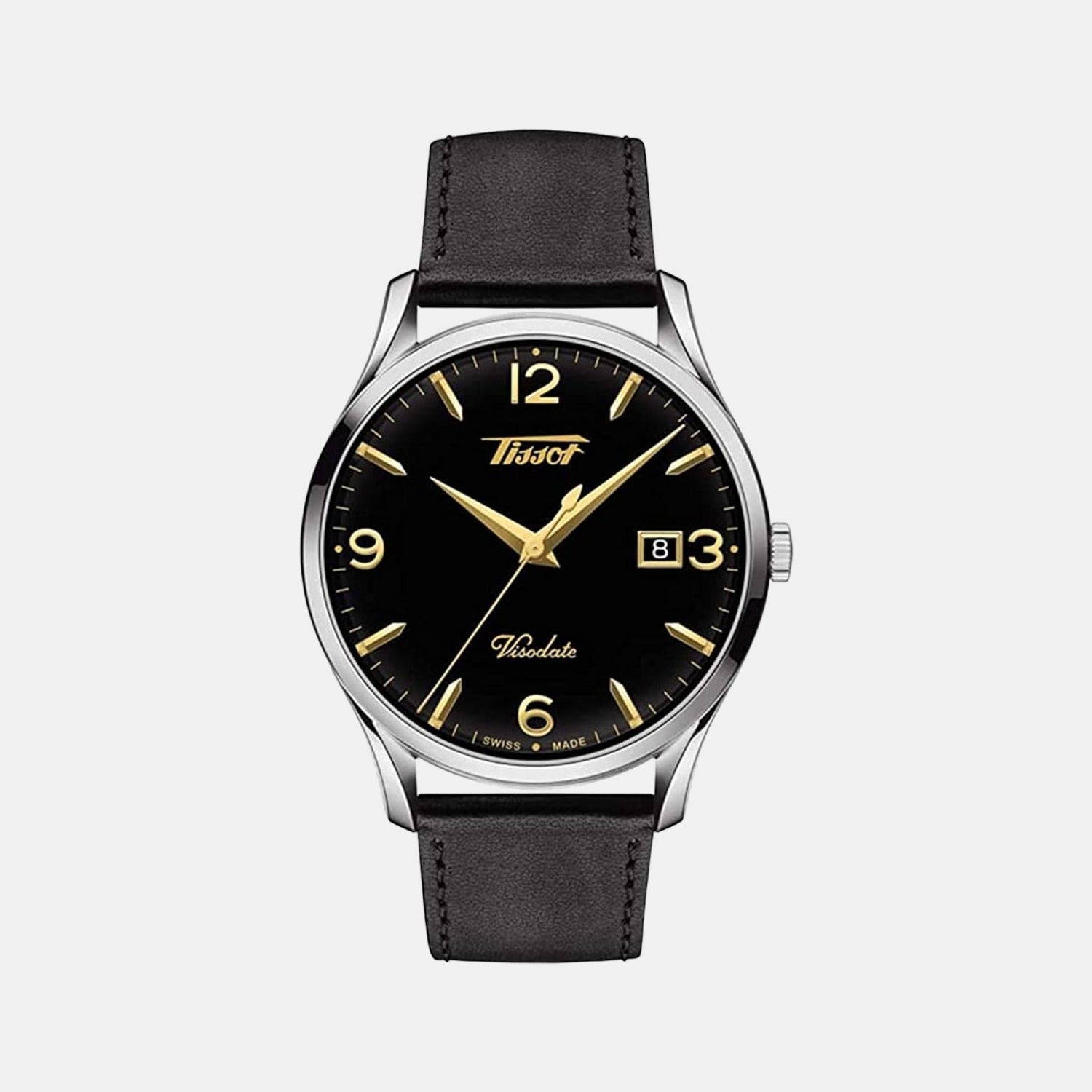 Tissot Round Black Analog watch