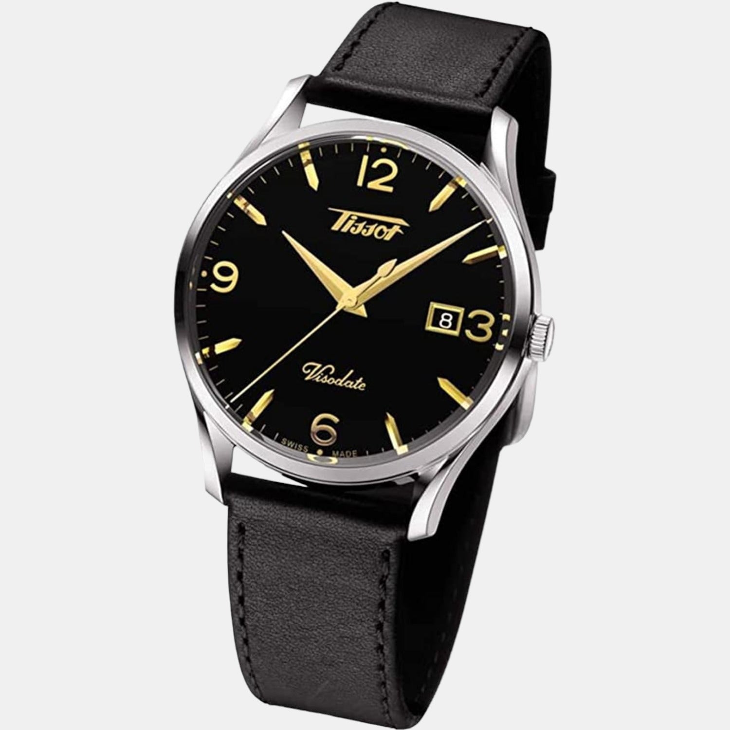 Tissot Tissot Heritage Visodate Male Analog Leather Watch Tissot