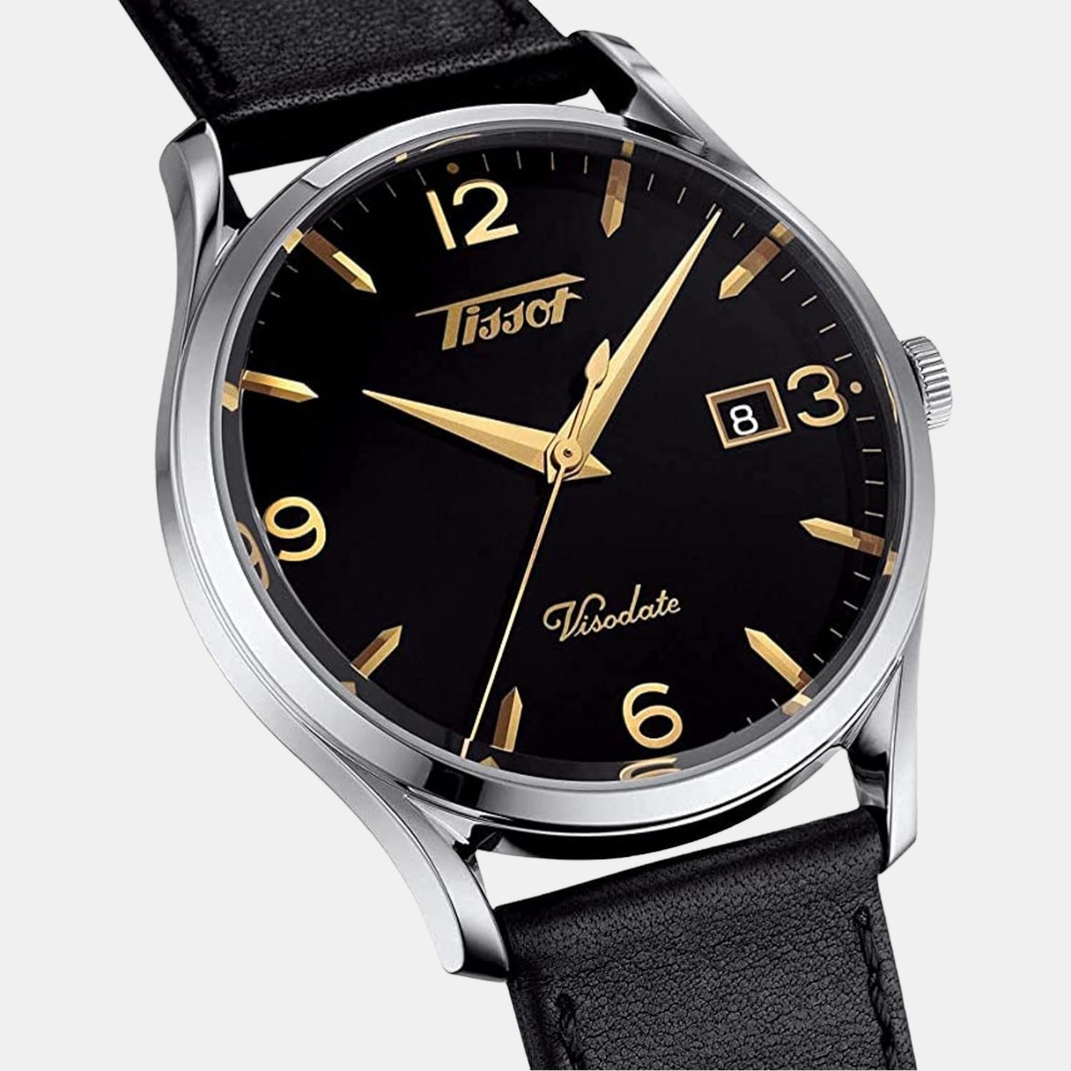 Tissot Tissot Heritage Visodate Male Analog Leather Watch Tissot