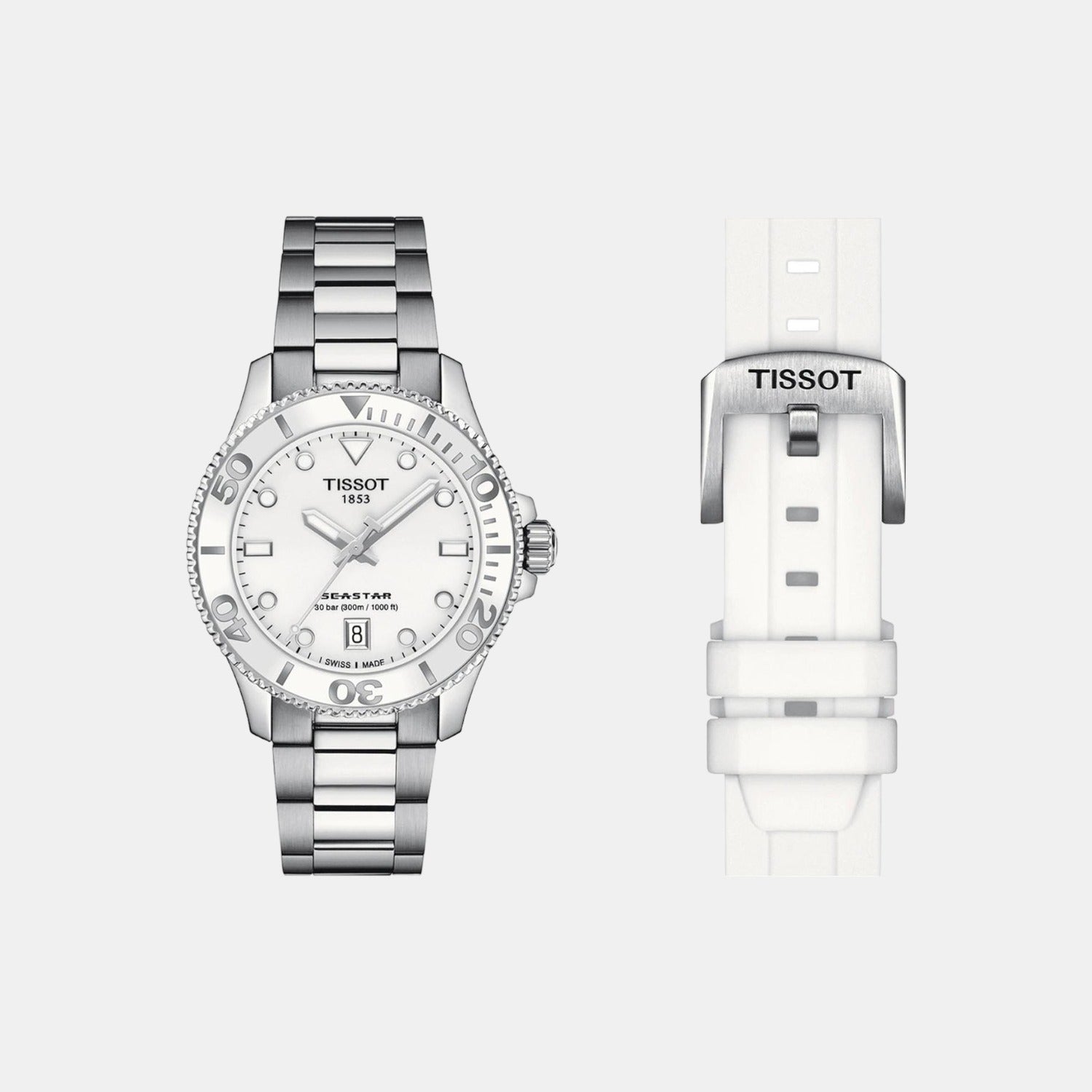 Tissot Tissot Seastar Unisex Analog Stainless Steel Watch Tissot