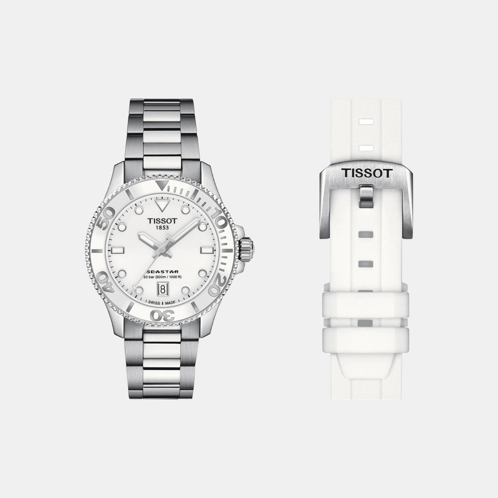 Tissot Unisex Round White watch