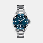 Tissot Round Blue Analog watch