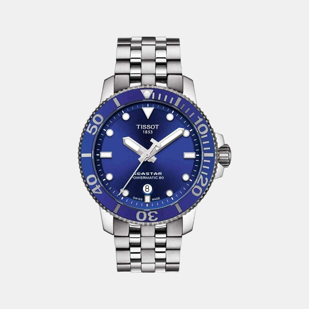 Tissot Round Blue Analog watch