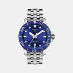 Tissot Round Blue Analog watch