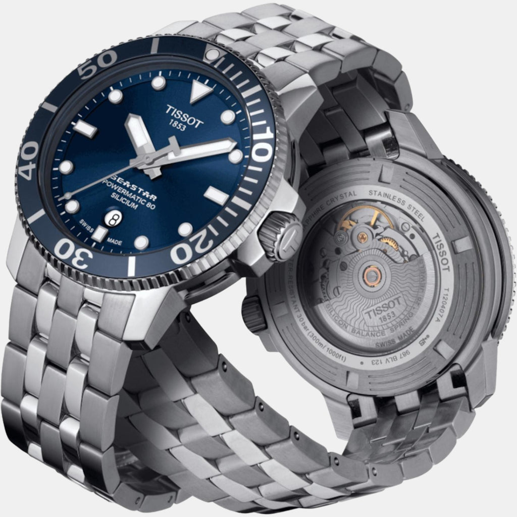 Tissot Men Round Blue watch