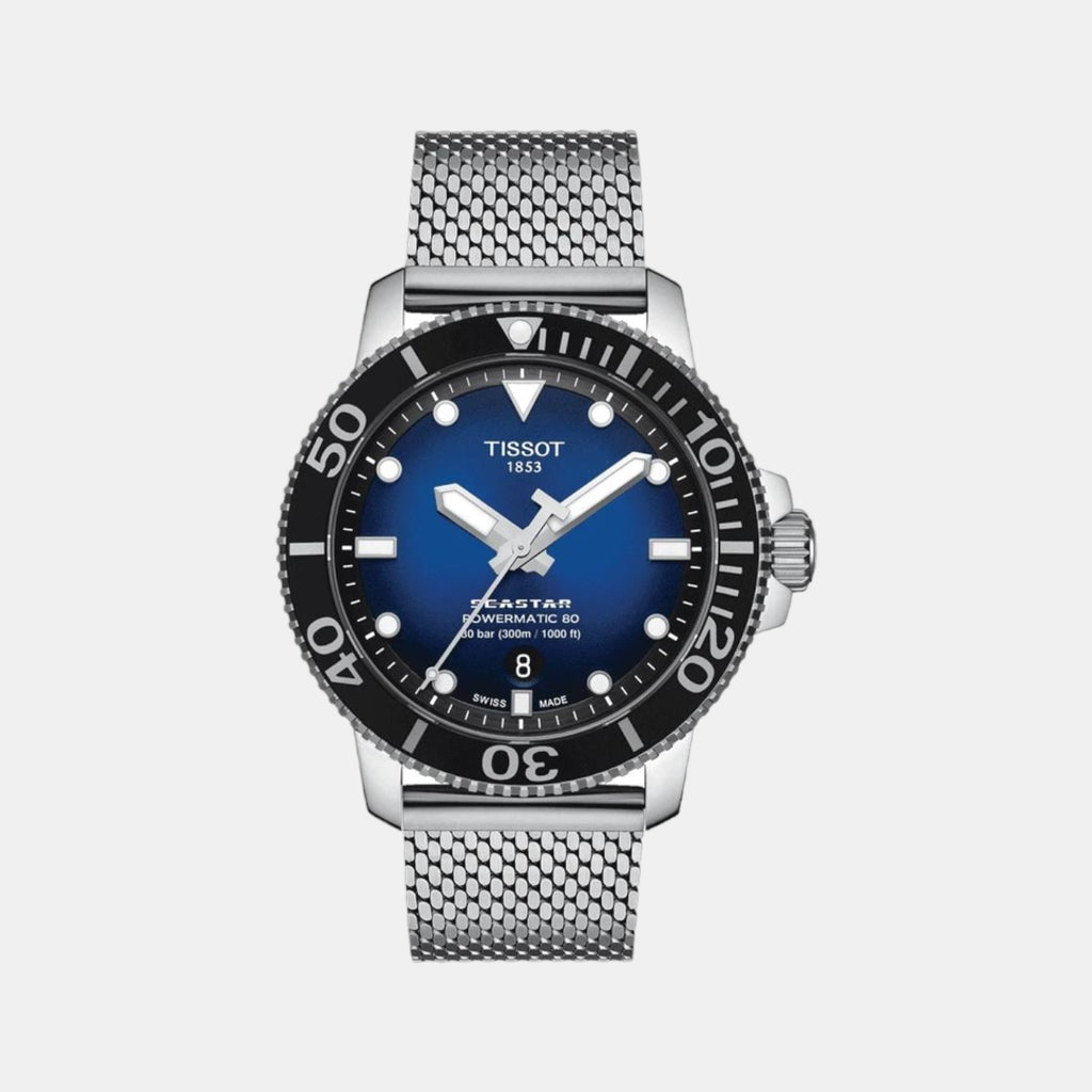 Tissot Round Blue Analog watch