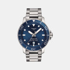 Tissot Round Blue Analog watch