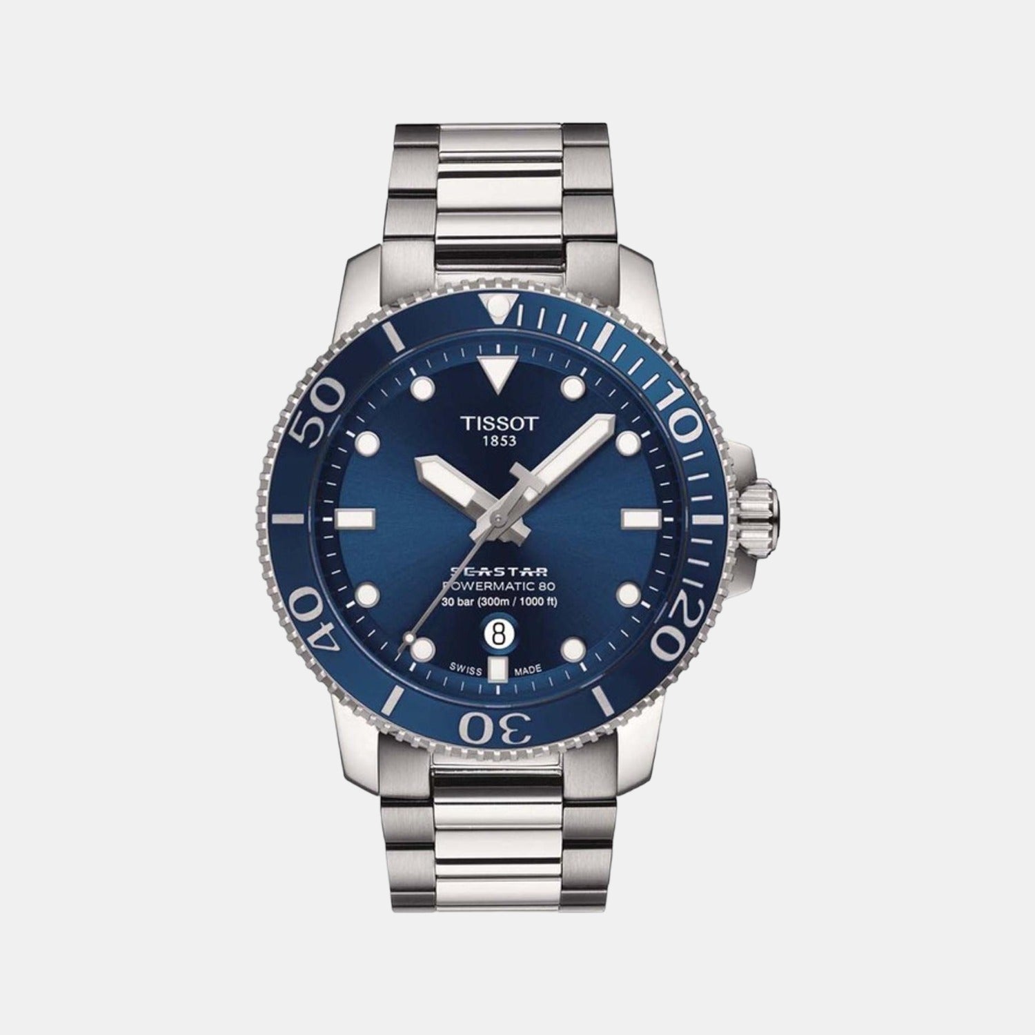 Tissot Round Blue Analog watch
