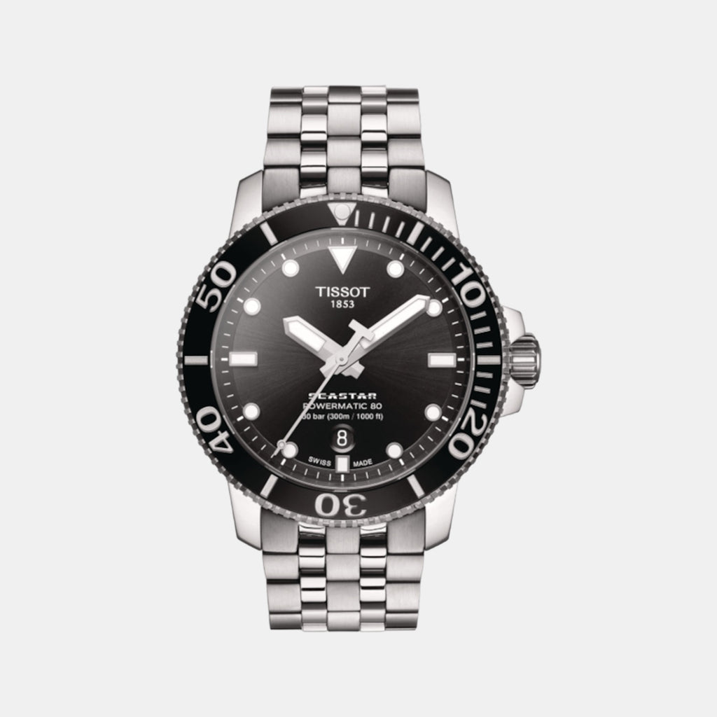 Tissot Round Black Analog watch