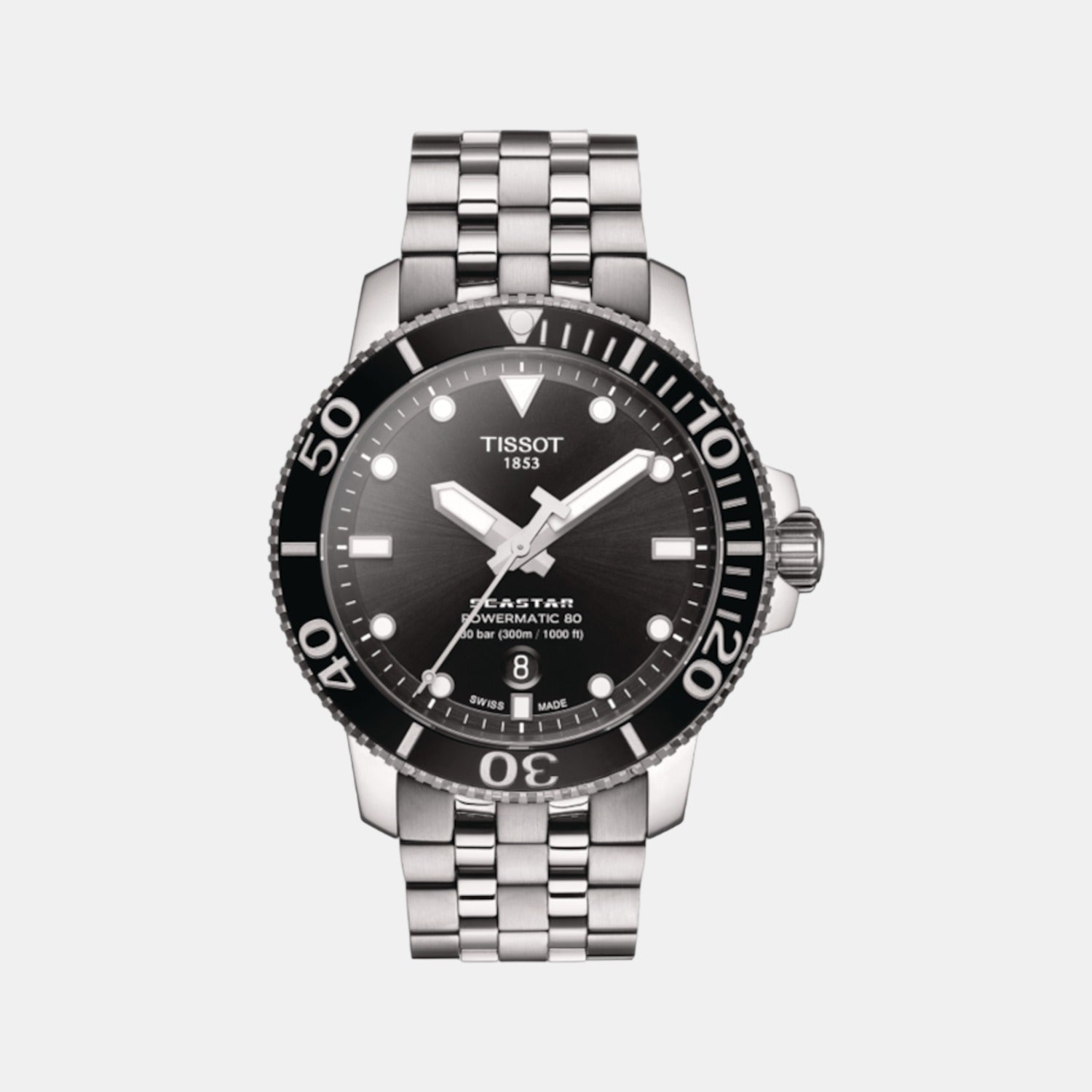 Tissot Round Black Analog watch