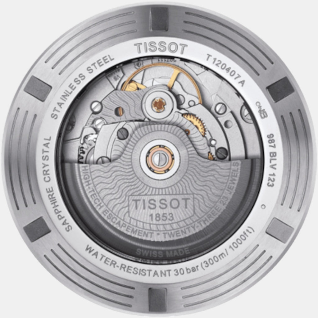 Tissot Men Round Black watch