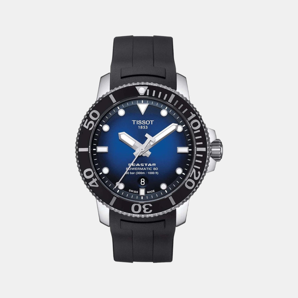Tissot Round Blue Analog watch