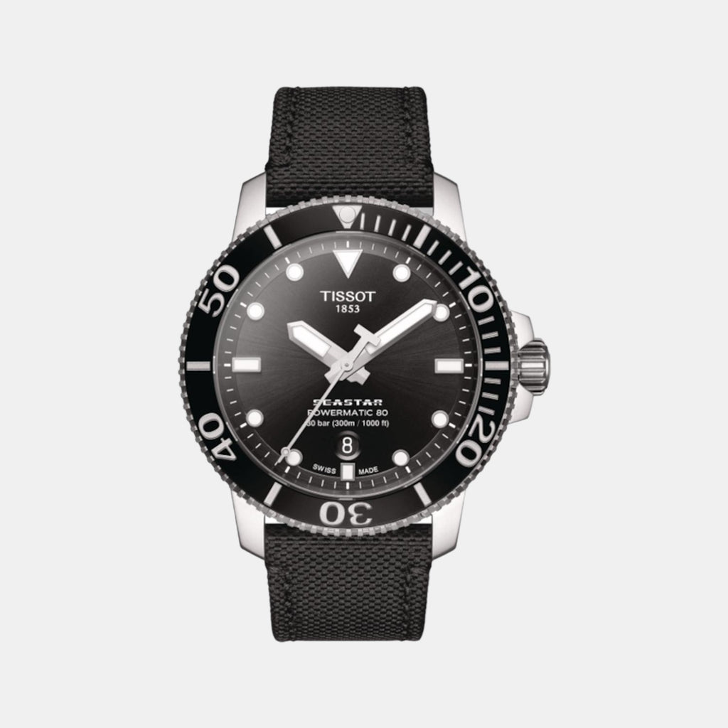 Tissot Round Black Analog watch