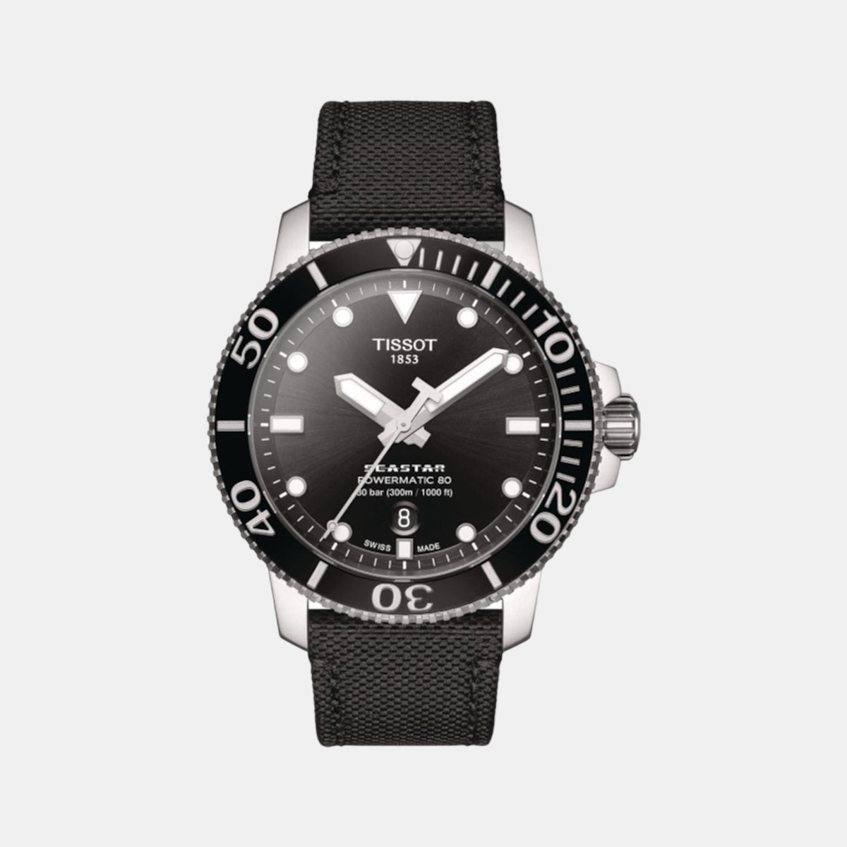 Tissot Round Black Analog watch
