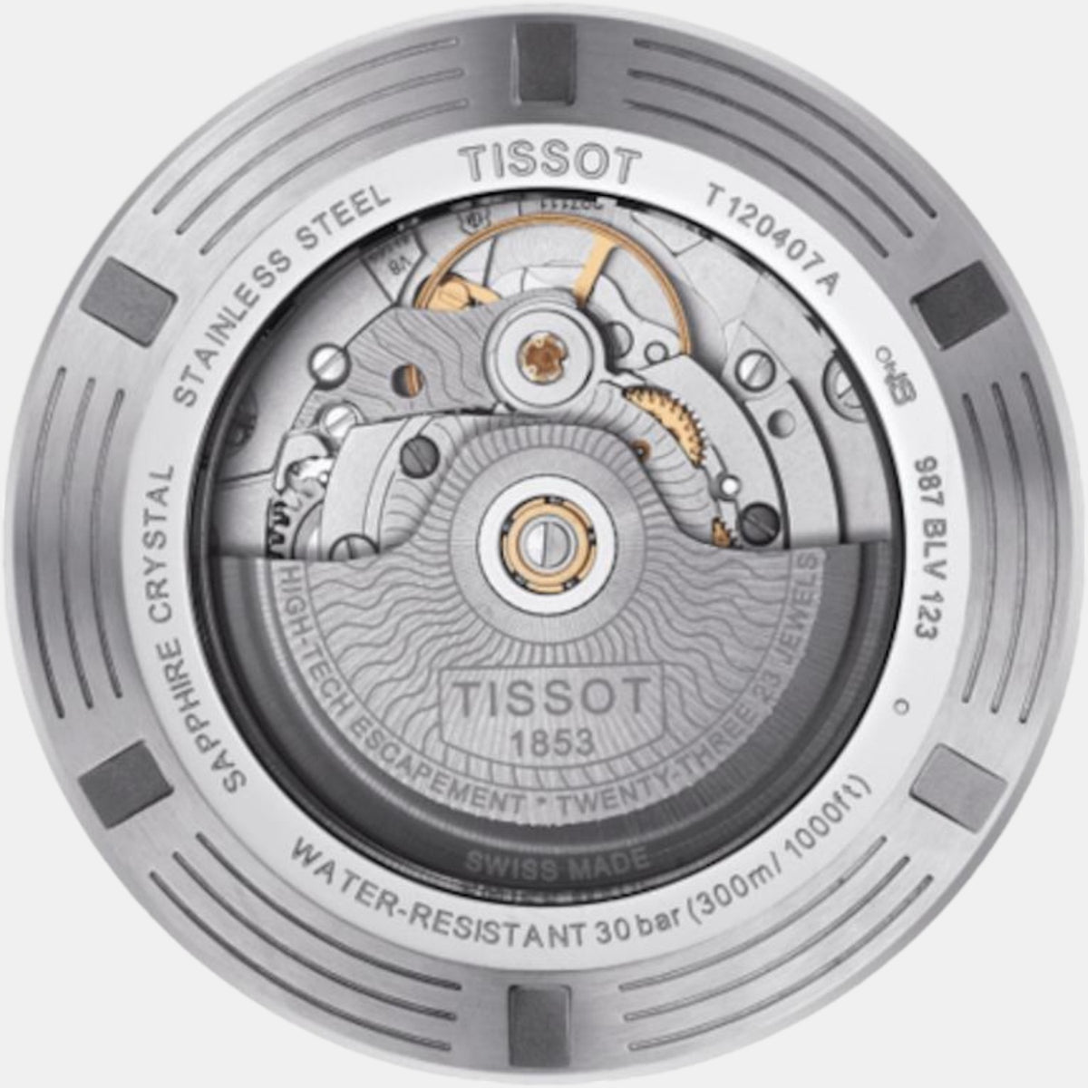Tissot 43 mm Round Automatic watch