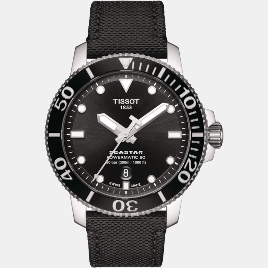 Tissot Men Round Black watch