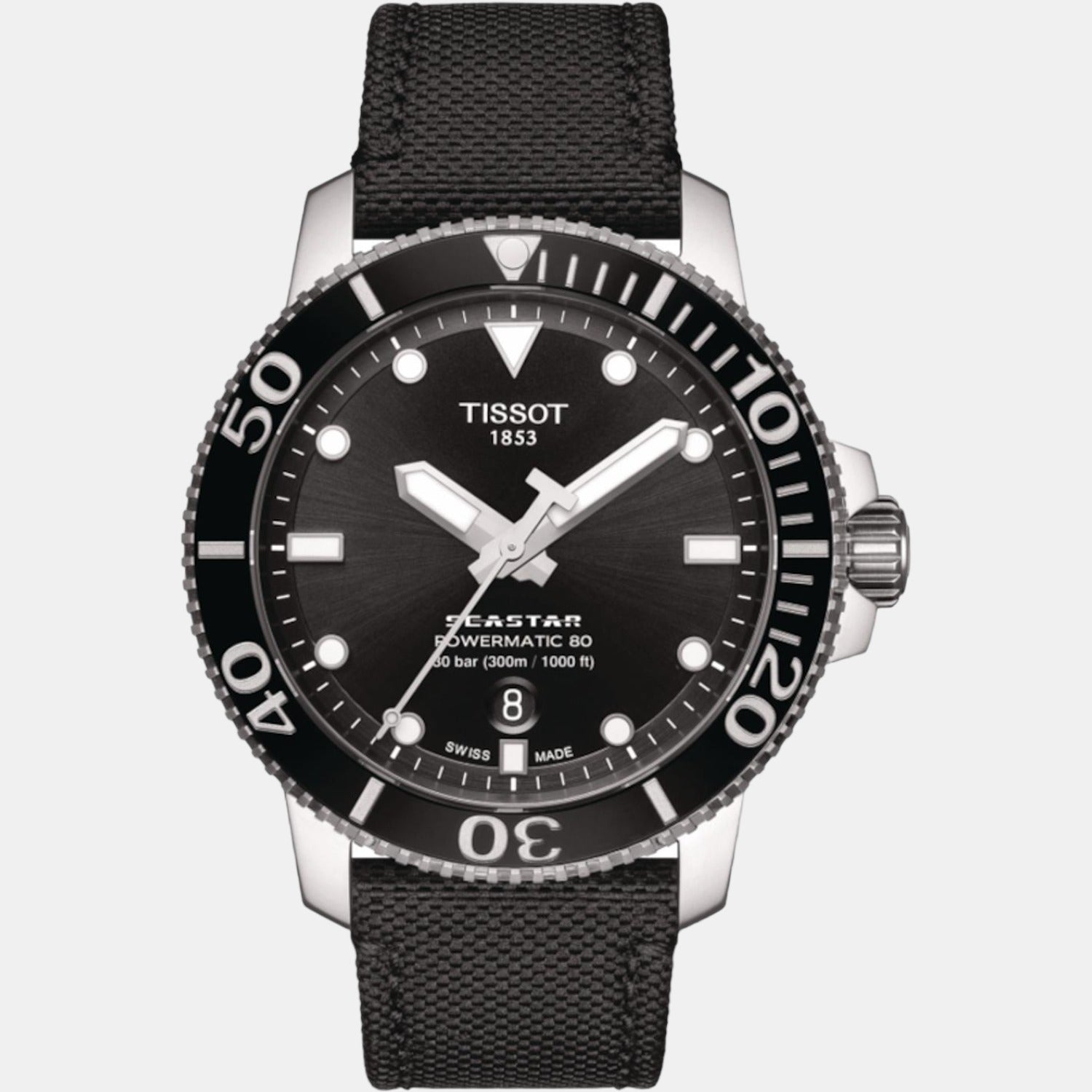Tissot Men Round Black watch