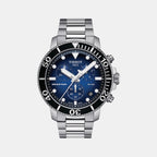 Tissot Round Blue Chronograph watch