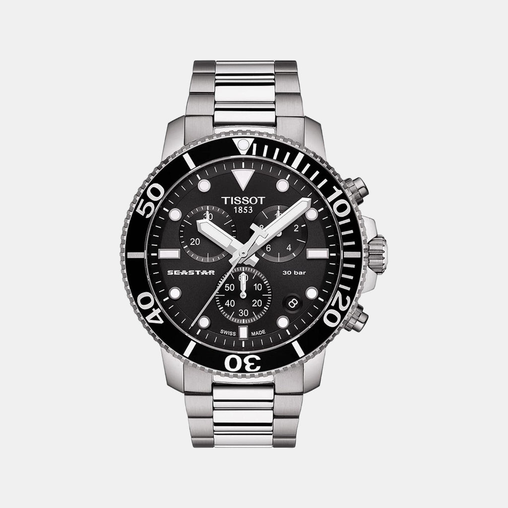 Tissot Round Grey Chronograph watch