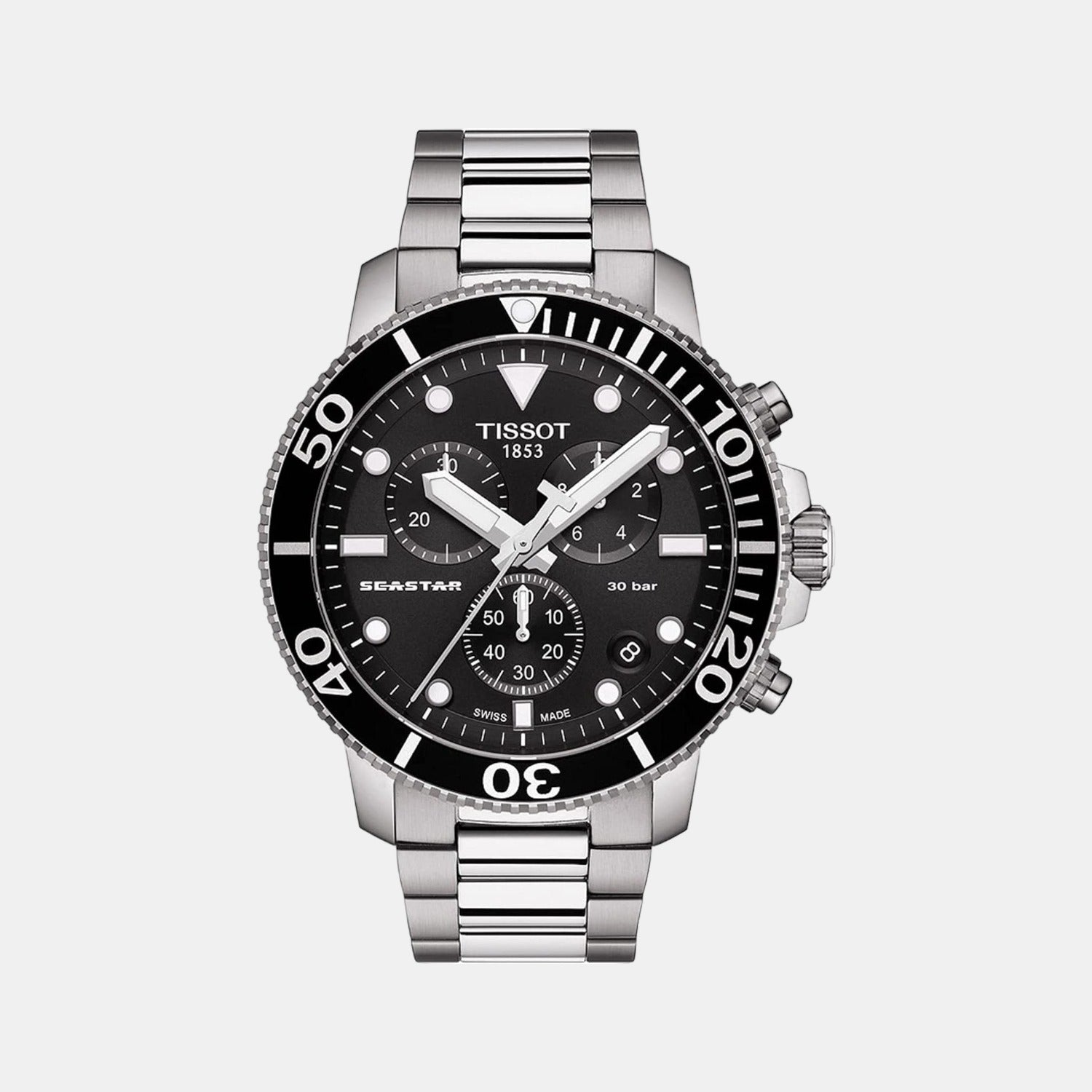 Tissot Round Grey Chronograph watch