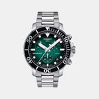 Tissot Round Green Chronograph watch
