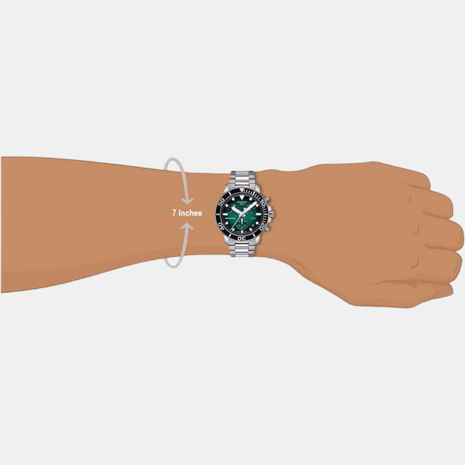Tissot Stainless Steel Green watch