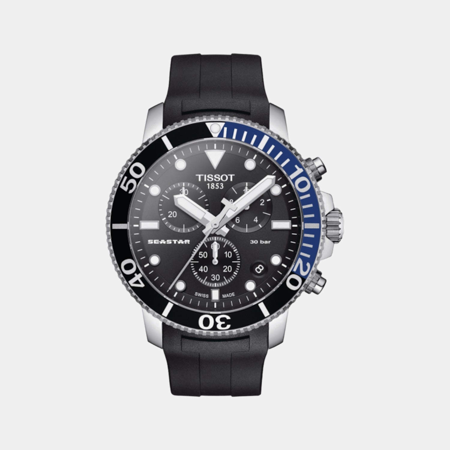 Seastar Male Silicon Chronograph Watch T1204171705102