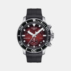 Tissot Round Red Chronograph watch