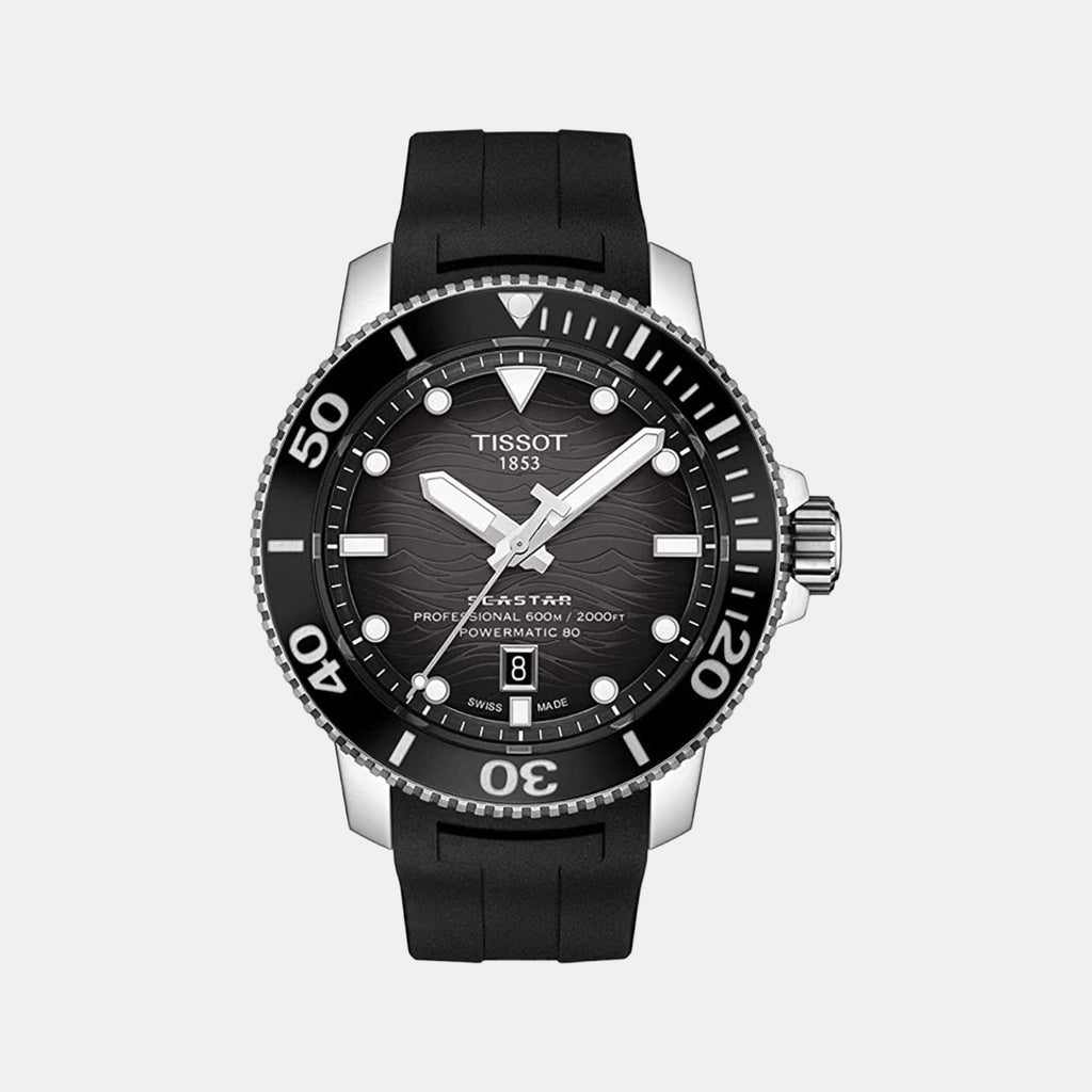 Tissot Round Black Analog watch