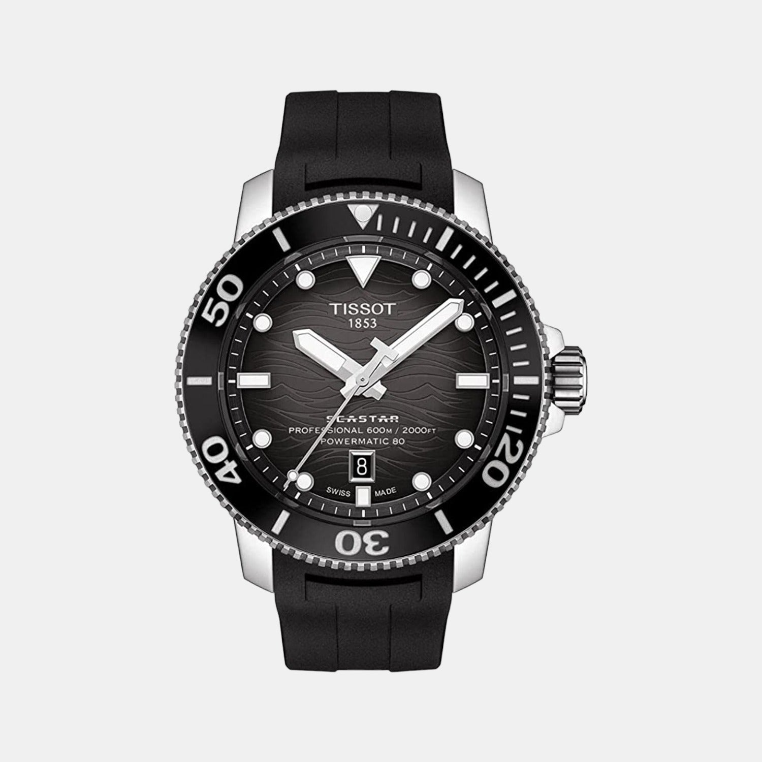 Tissot Round Black Analog watch