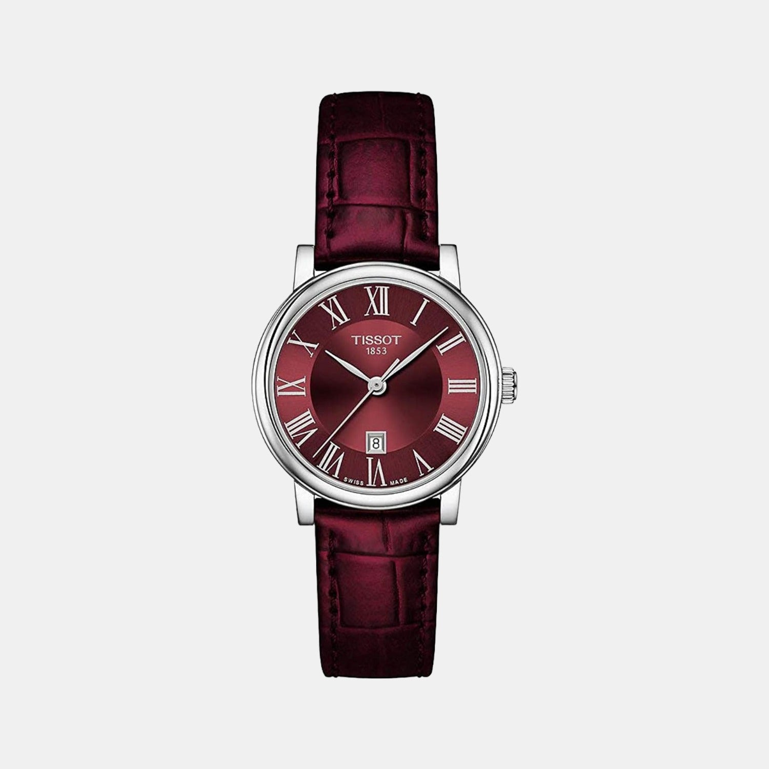 Buy Black 4 point Dial Rose Gold Case Maroon Leather Strap Watch For Girl  Online In India At Discounted Prices