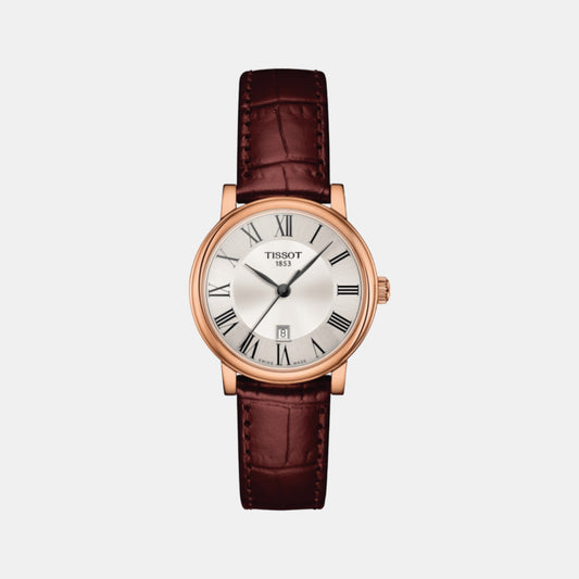 Carson Female Analog Leather Watch T1222103603300